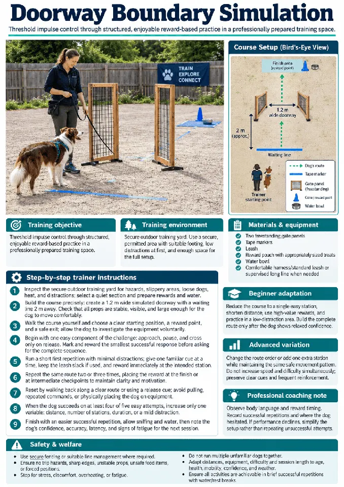 Self-control at the gate passage game card